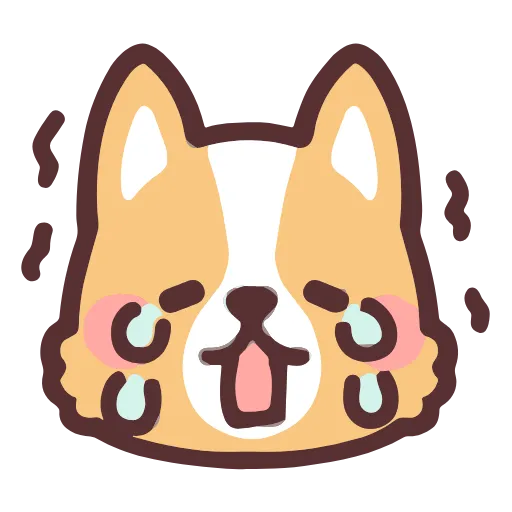 😭 Эмодзи «Corgi Emoji» для Telegram