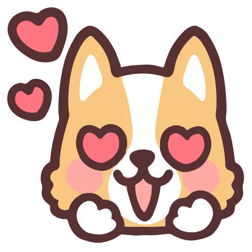 😍 Эмодзи «Corgi Emoji» для Telegram