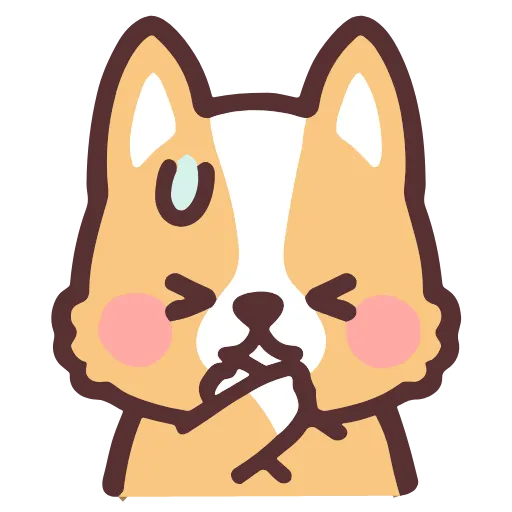 😣 Эмодзи «Corgi Emoji» для Telegram
