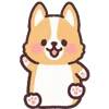 😋 Эмодзи «☺ Corgi emoji - собачки корги» для Telegram