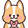 🍩 Эмодзи «☺ Corgi emoji - собачки корги» для Telegram