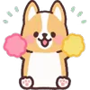 🎉 Эмодзи «☺ Corgi emoji - собачки корги» для Telegram