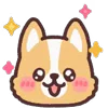 😍 Эмодзи «☺ Corgi emoji - собачки корги» для Telegram