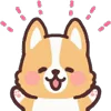 🥳 Эмодзи «☺ Corgi emoji - собачки корги» для Telegram