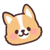 Эмодзи ☺ Corgi emoji - собачки корги для Telegram — скачать