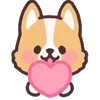 💕 Эмодзи «☺ Corgi emoji - собачки корги» для Telegram