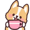 ☕ Эмодзи «☺ Corgi emoji - собачки корги» для Telegram