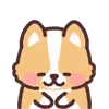 😔 Эмодзи «☺ Corgi emoji - собачки корги» для Telegram