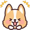 🤣 Эмодзи «☺ Corgi emoji - собачки корги» для Telegram