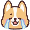 😭 Эмодзи «☺ Corgi emoji - собачки корги» для Telegram
