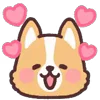 🥰 Эмодзи «☺ Corgi emoji - собачки корги» для Telegram