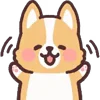 ☺ Эмодзи «☺ Corgi emoji - собачки корги» для Telegram