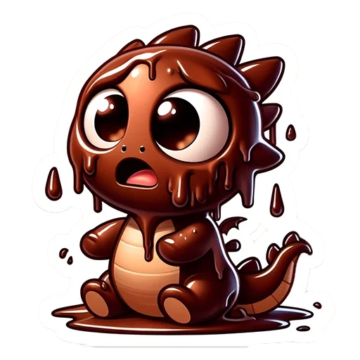 🍫 Стикер «fluffy fire wings» для Telegram