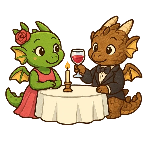 🍷 Стикер «fluffy fire wings» для Telegram