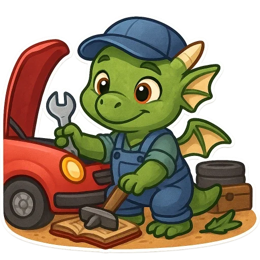 🔧 Стикер «fluffy fire wings» для Telegram