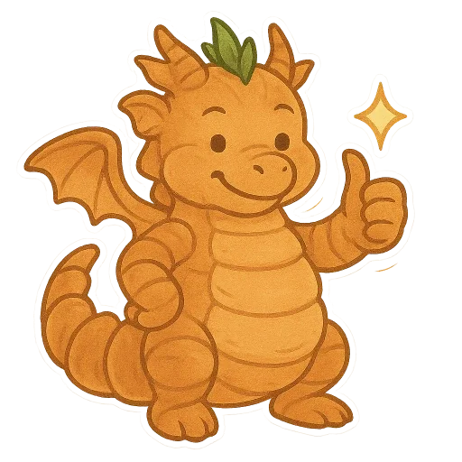 👍 Стикер «fluffy fire wings» для Telegram