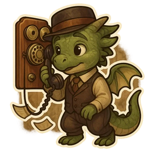 ☎️ Стикер «fluffy fire wings» для Telegram