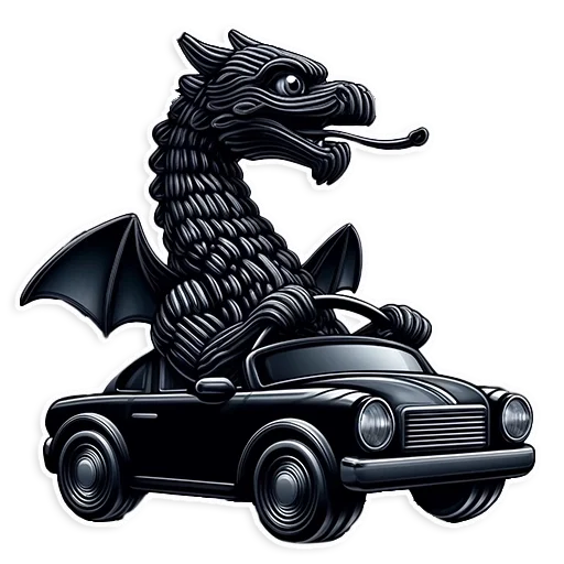 🐉 Стикер «fluffy fire wings» для Telegram
