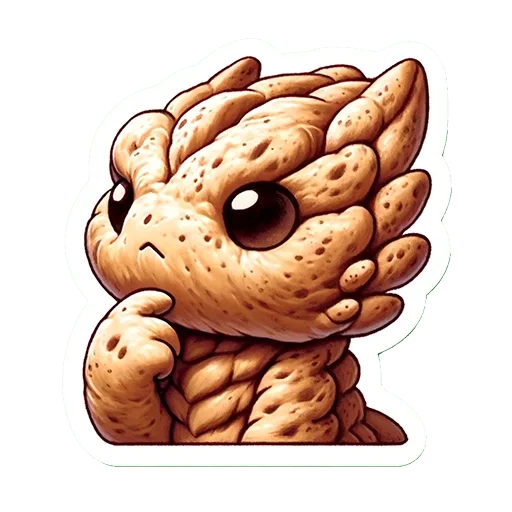 🍞 Стикер «fluffy fire wings» для Telegram