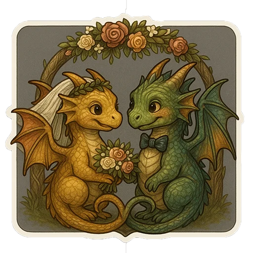 💍 Стикер «fluffy fire wings» для Telegram