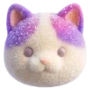 Стикерпак fluffy marmalade для Telegram