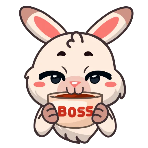 ☕️ Стикер «Fluffy» для Telegram