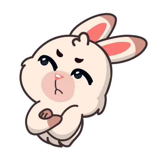 😑 Стикер «Fluffy» для Telegram