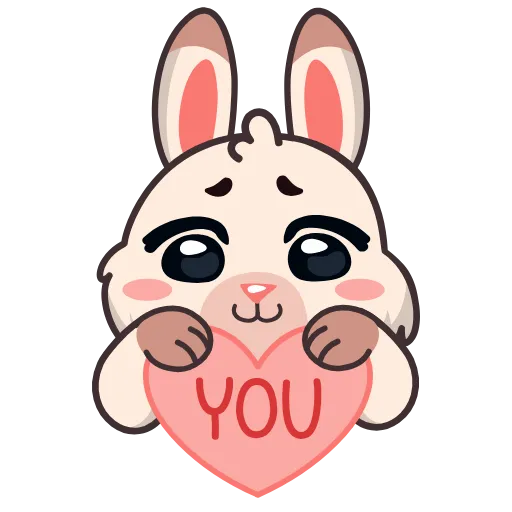❤️ Стикер «Fluffy» для Telegram