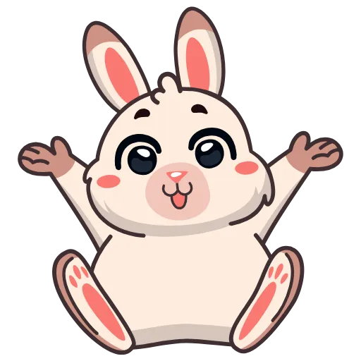 🤗 Стикер «Fluffy» для Telegram