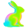 🐇 Эмодзи «Fluorescent» для Telegram