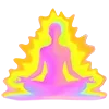 🧘‍♀️ Эмодзи «Fluorescent» для Telegram
