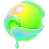 🟢 Эмодзи «Fluorescent» для Telegram