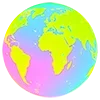 🌍 Эмодзи «Fluorescent» для Telegram