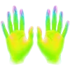 🙌 Эмодзи «Fluorescent» для Telegram