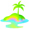 🏝️ Эмодзи «Fluorescent» для Telegram