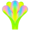 🥦 Эмодзи «Fluorescent» для Telegram
