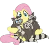 🤩 Эмодзи «Fluttershy» для Telegram