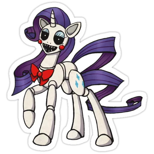 😈 Стикер «FNAF Pony» для Telegram