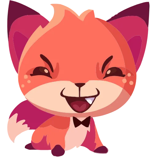 🤩 Эмодзи «Фокси» для Telegram