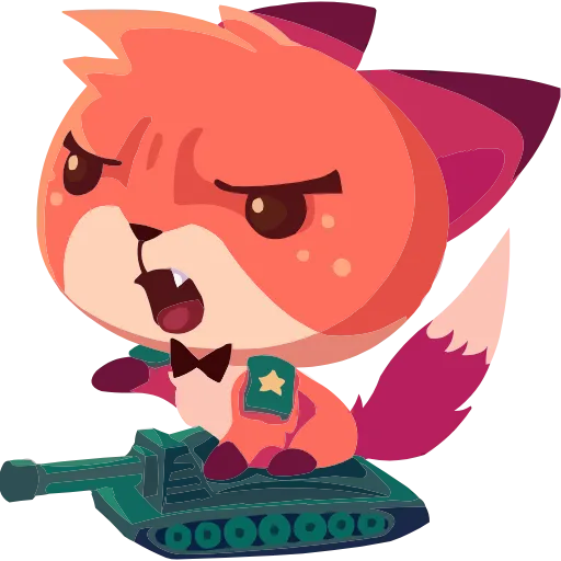 🤩 Эмодзи «Фокси» для Telegram