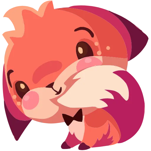 🤩 Эмодзи «Фокси» для Telegram
