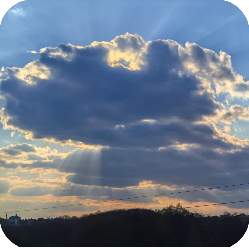 🌤 Стикер «Природа» для Telegram
