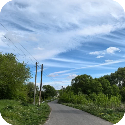 ☁ Стикер «Природа» для Telegram