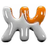 🕷 Эмодзи «Жидкий Алфавит» для Telegram