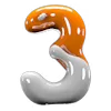 3️⃣ Эмодзи «Жидкий Алфавит» для Telegram