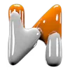 😊 Эмодзи «Жидкий Алфавит» для Telegram