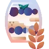 🫕 Эмодзи «🍇 Набор эмоджи с полезной едой» для Telegram