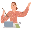 👩 Эмодзи «Еда И Уют» для Telegram