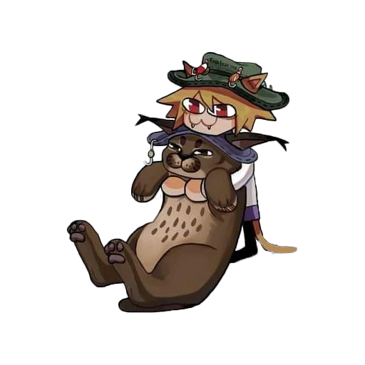 🐹 Стикер «Кішка-дурішка» для Telegram