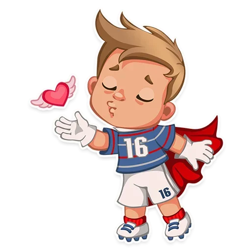 Стикерпак Football guy для Telegram — скачать